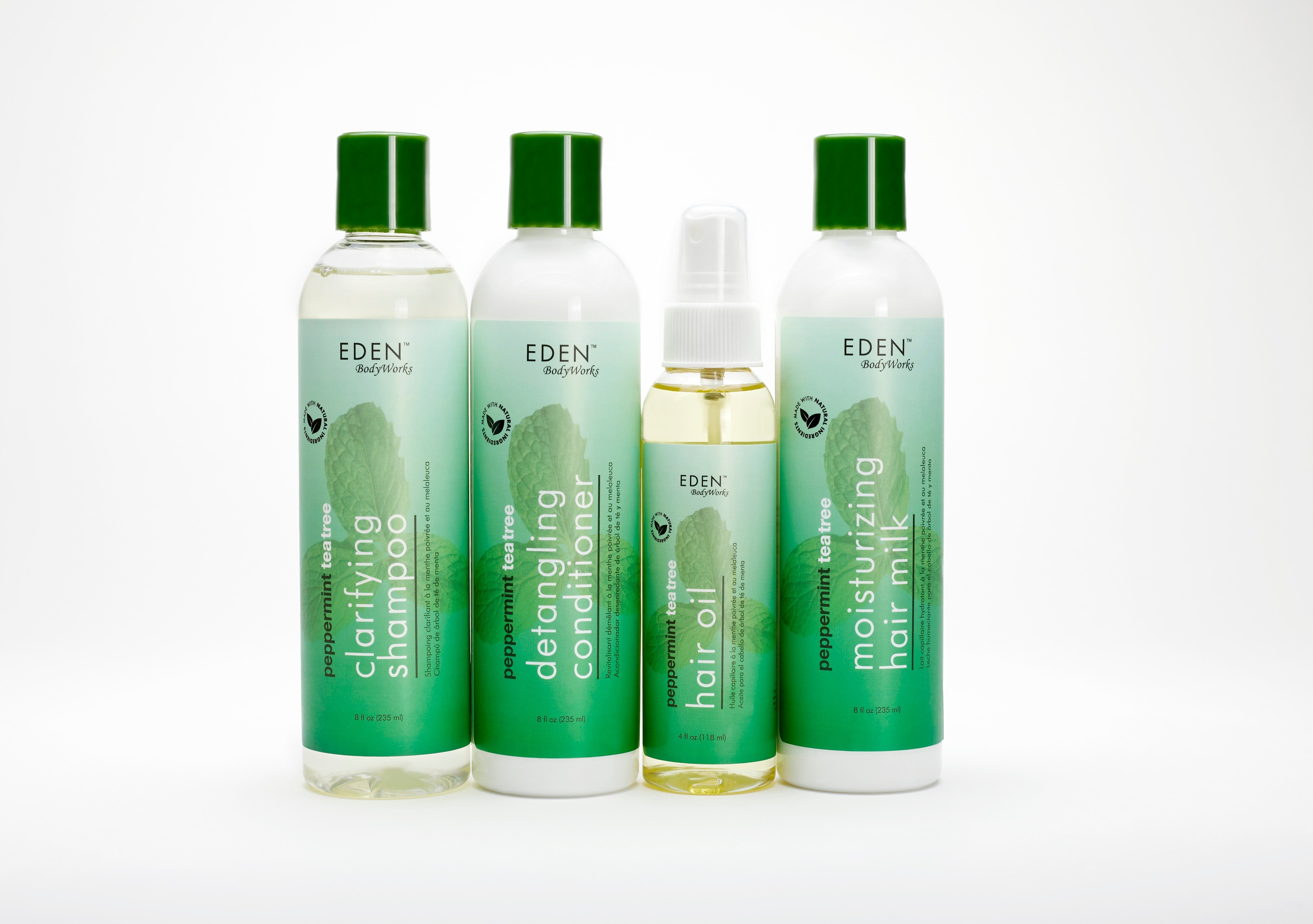 Peppermint Tea Tree Oil Hair Products – Eden Bodyworks