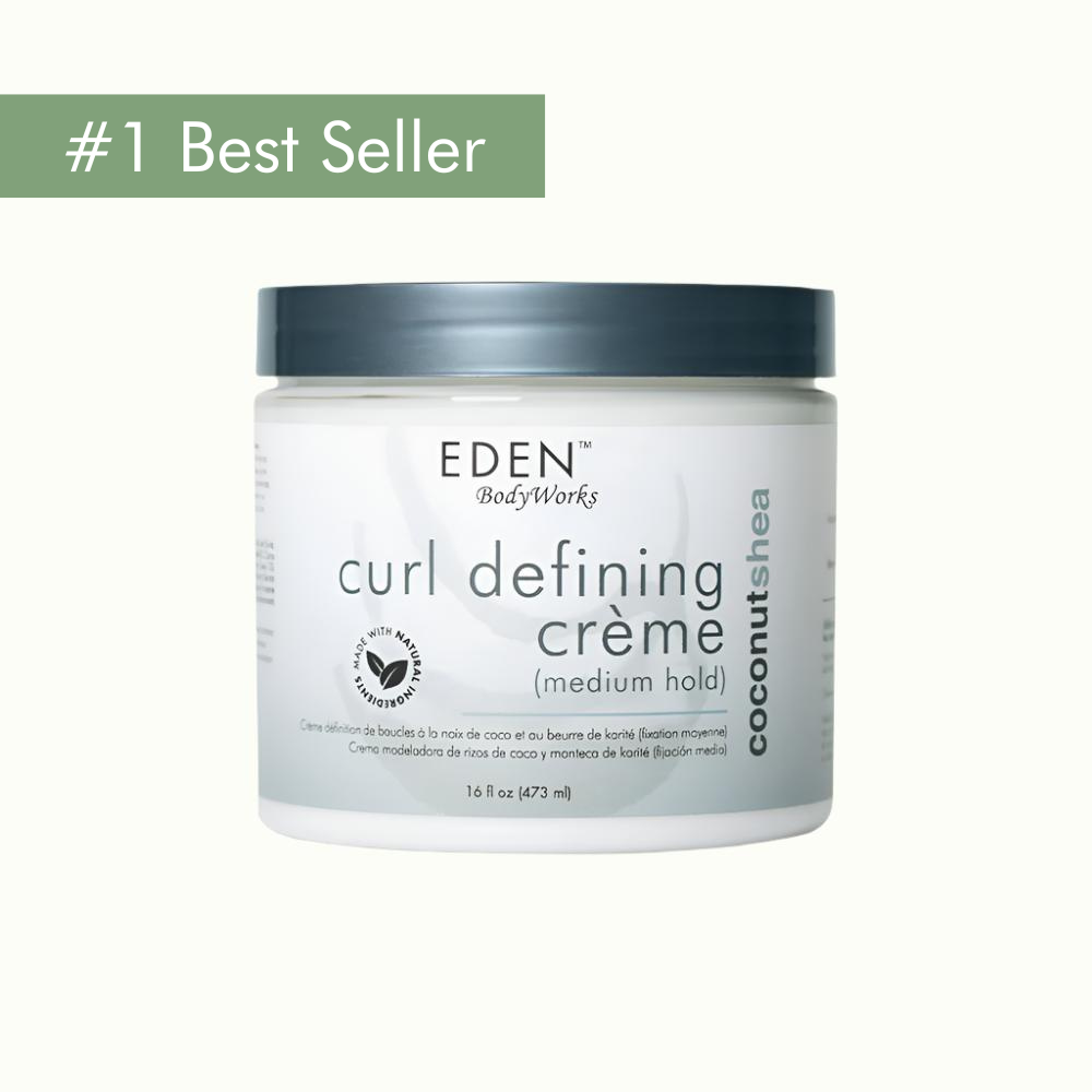 Eden BodyWorks curl defining crème jar on a white background