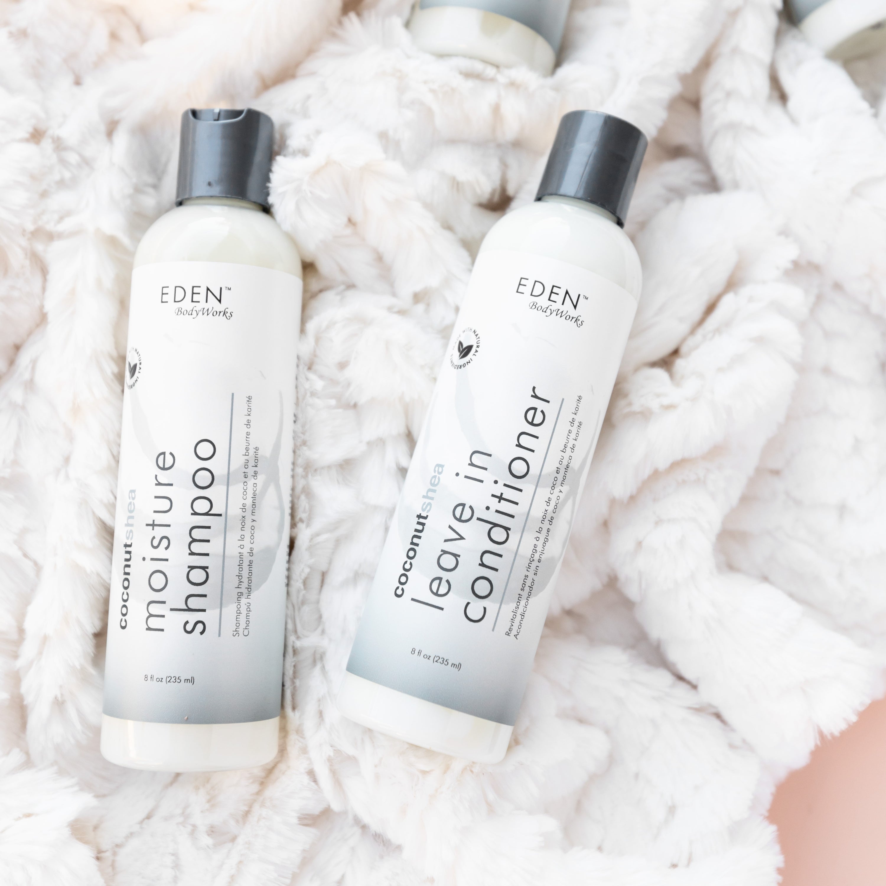Coconut Shea Moisture Shampoo and Leave in Conditioner
