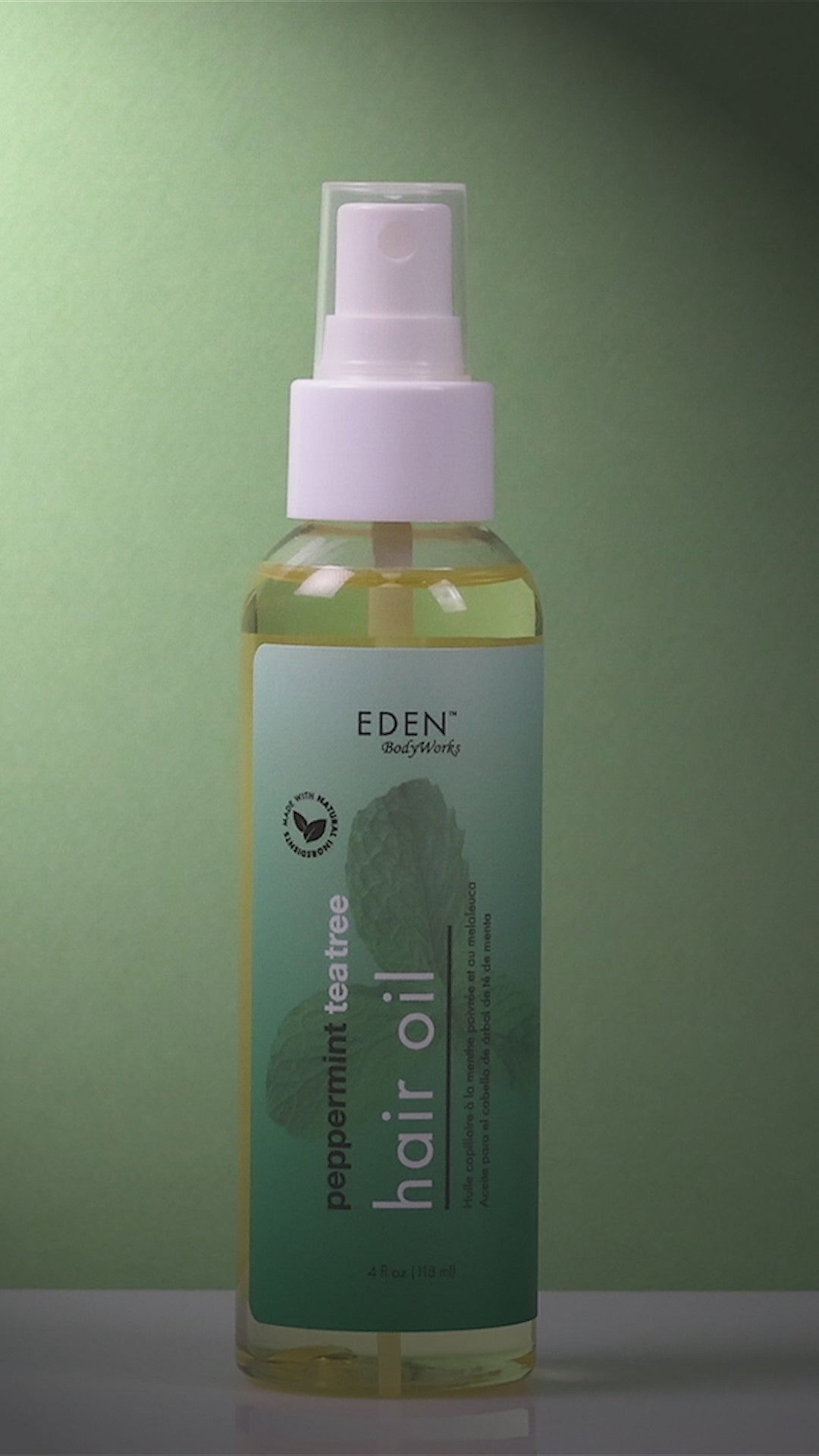 EDEN BodyWorks Peppermint Tea Tree Hair Oil Video