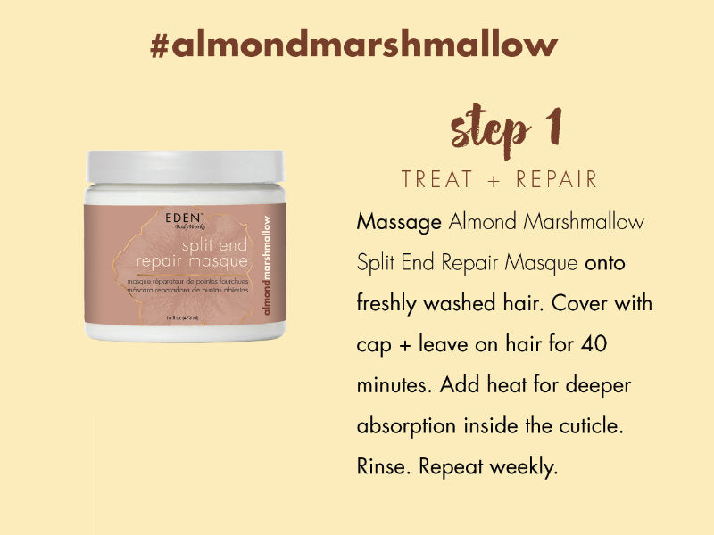 Almond Marshmallow Split End Repair Masque